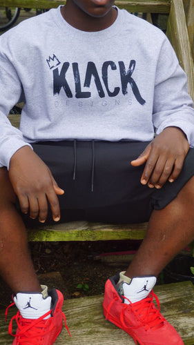 Klack (black) Heavy Blend™ Adult Crewneck Sweatshirt
